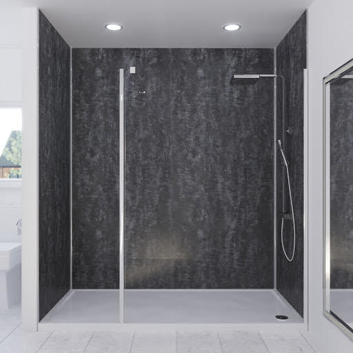 Multipanel Linda Barker Graphite Elements Wall Panels 2400mm 3 Wall - 900, 1200 & 900mm