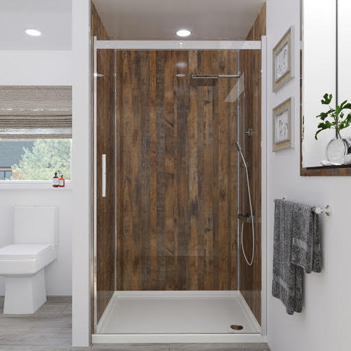 Multipanel Linda Barker Salvaged Plank Elm Wall Panels 2400mm 3 Wall - 900, 900 & 900mm