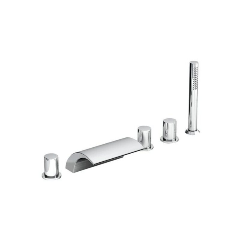 Waterfall mixer with shower set, Chrome (X070060) - Ravak