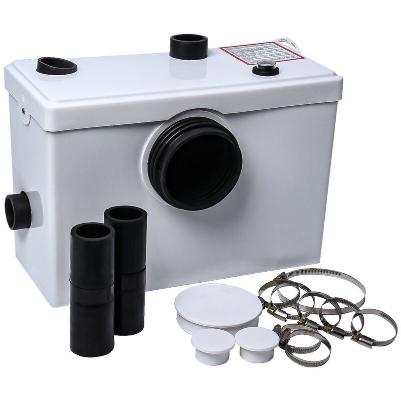 Wholesale Domestic Sanitary Macerator 600w Waste Pump System for Toilets, Basins and Baths - Silver