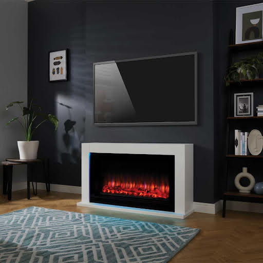 Suncrest Lumley-Ambience Remote Control Electric Fire Suite - LUM0025