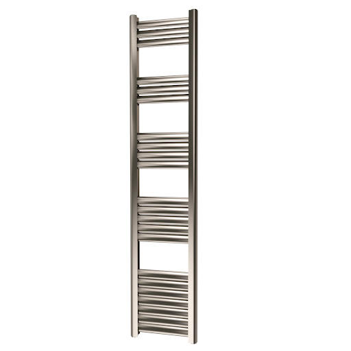Towelrads Eton Heated Towel Rail - Brushed Aluminium 1400 x 300mm