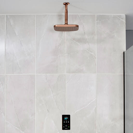 Triton ENVi® 10.5kW Fixed Ceiling Head Thermostatic Electric Shower - Copper