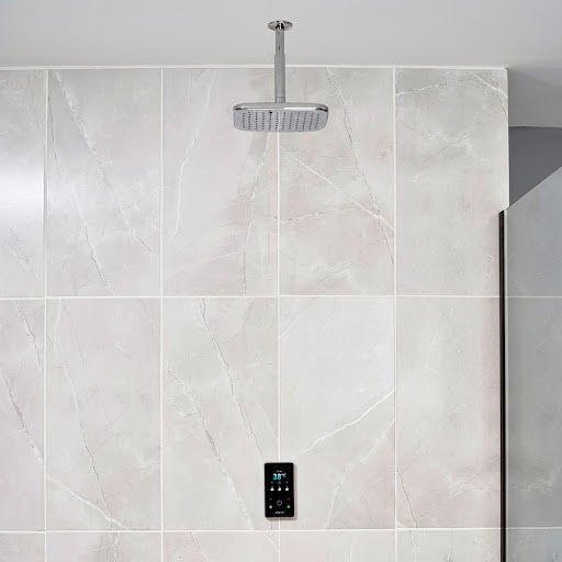 Triton ENVi® 10.5kW Fixed Ceiling Head Thermostatic Electric Shower - Silver