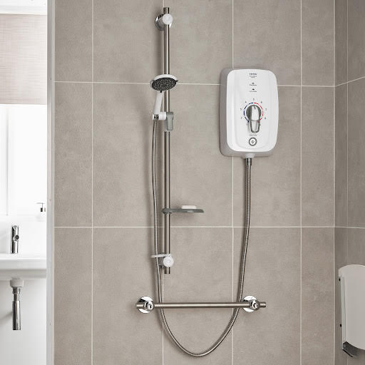 Triton Omnicare Design Thermostatic Electric Shower with Extended Lever - 8.5KW TEOMND81