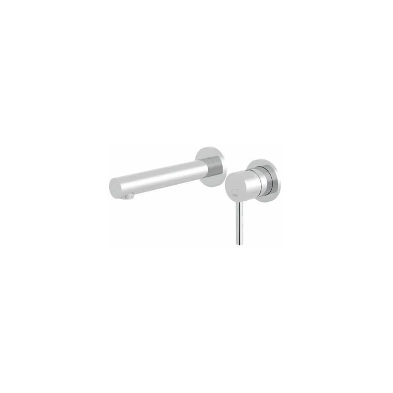 Zoo 2-Hole Basin Mixer Tap Wall Mounted - Chrome - ZOO-109S/A-C/P - Chrome - Vado