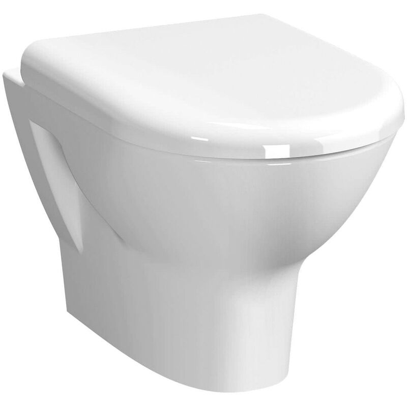 Zentrum Rimless Wall Hung Toilet - Standard Seat - Vitra
