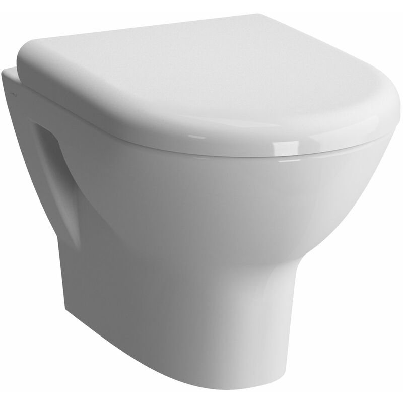 Zentrum Wall Hung Toilet - Quick Release Soft Close Seat - Vitra