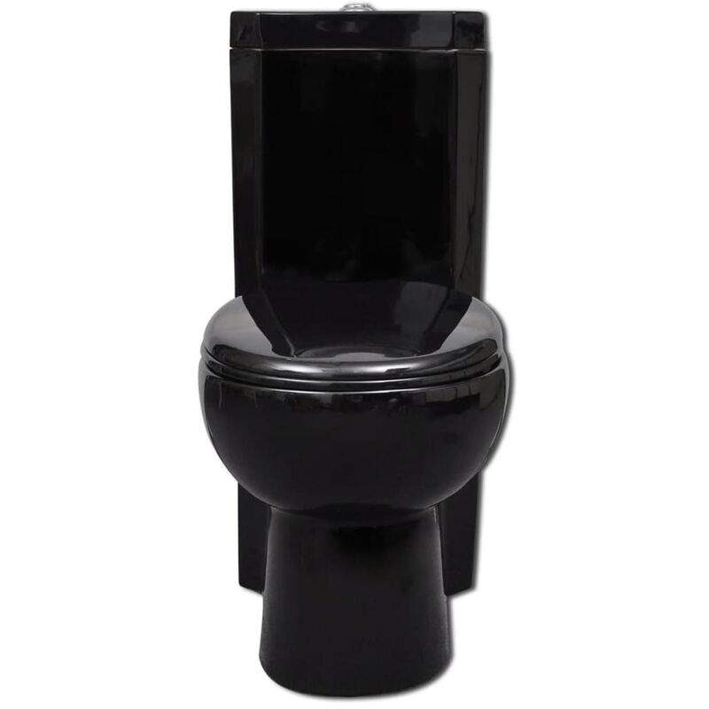 Wc Ceramic Toilet Bathroom Corner Toilet Black