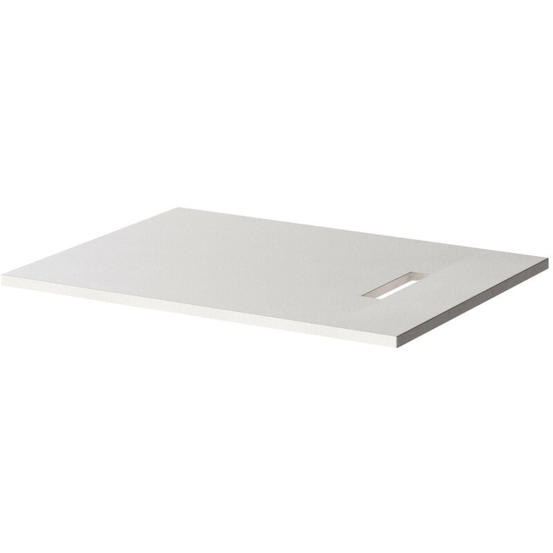 Wetroom 1200mm x 900mm x 30mm Rectangular Shower Tray Former with 300mm End Linear Waste Outlet - Black - Wholeseal