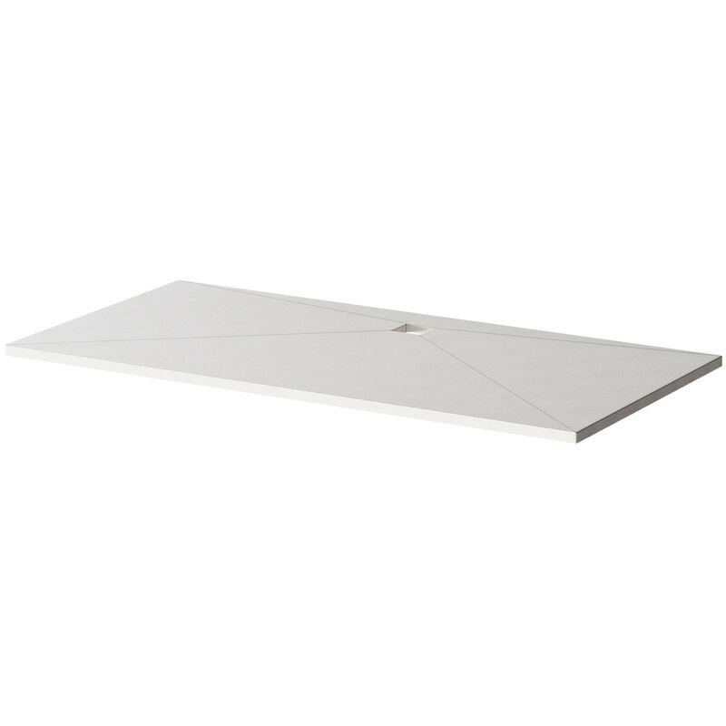 Wetroom 1800mm x 900mm x 30mm Rectangular Shower Tray Former with Offset Square Waste Outlet - Black - Wholeseal