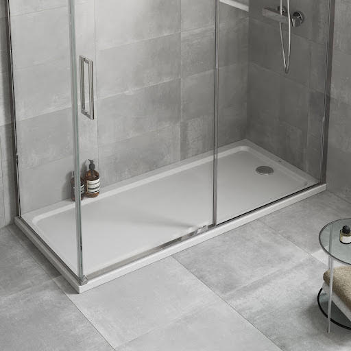 Mira Flight Safe Low Profile 1700 x 700mm Stone Resin Shower Tray with Waste 1.1697.021.AS