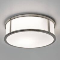 Mashiko Bathroom Ceiling Light Polished Chrome IP44, E27