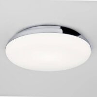 Altea 300 1 Light Bathroom Flush Ceiling Light Polished Chrome IP44, E27