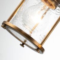 KICHLER Ashland Bay bathroom wall light, 3-bulb, brass
