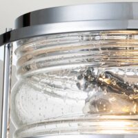 KICHLER Ashland Bay bathroom ceiling light Ø 30.5cm chrome