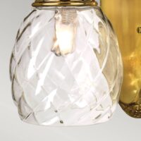 HINKLEY Plantation bathroom wall light, brushed bronze