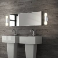 Briloner 2090028 LED bathroom light 2-bulb, chrome