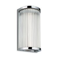Firstlight 3705CH Jewel LED Bathroom Wall Light In Chrome With Clear Glass Rods - H: 250mm