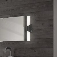 Briloner Klak Brilo bathroom and mirror light, black, 32 cm