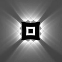 18W Modern LED Wall Lamp Waterproof Wall Sconce IP65 Aluminum LED Wall Lamp Indoor Outdoor for Living Room Bedroom Bathroom