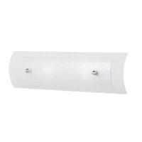 Duet 2 Light Bathroom Wall Light Polished Chrome IP44, G9