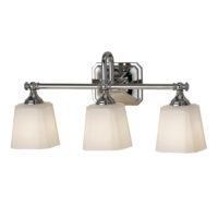 Concord 3 Light Bathroom Over Mirror Light Polished Chrome IP44, G9