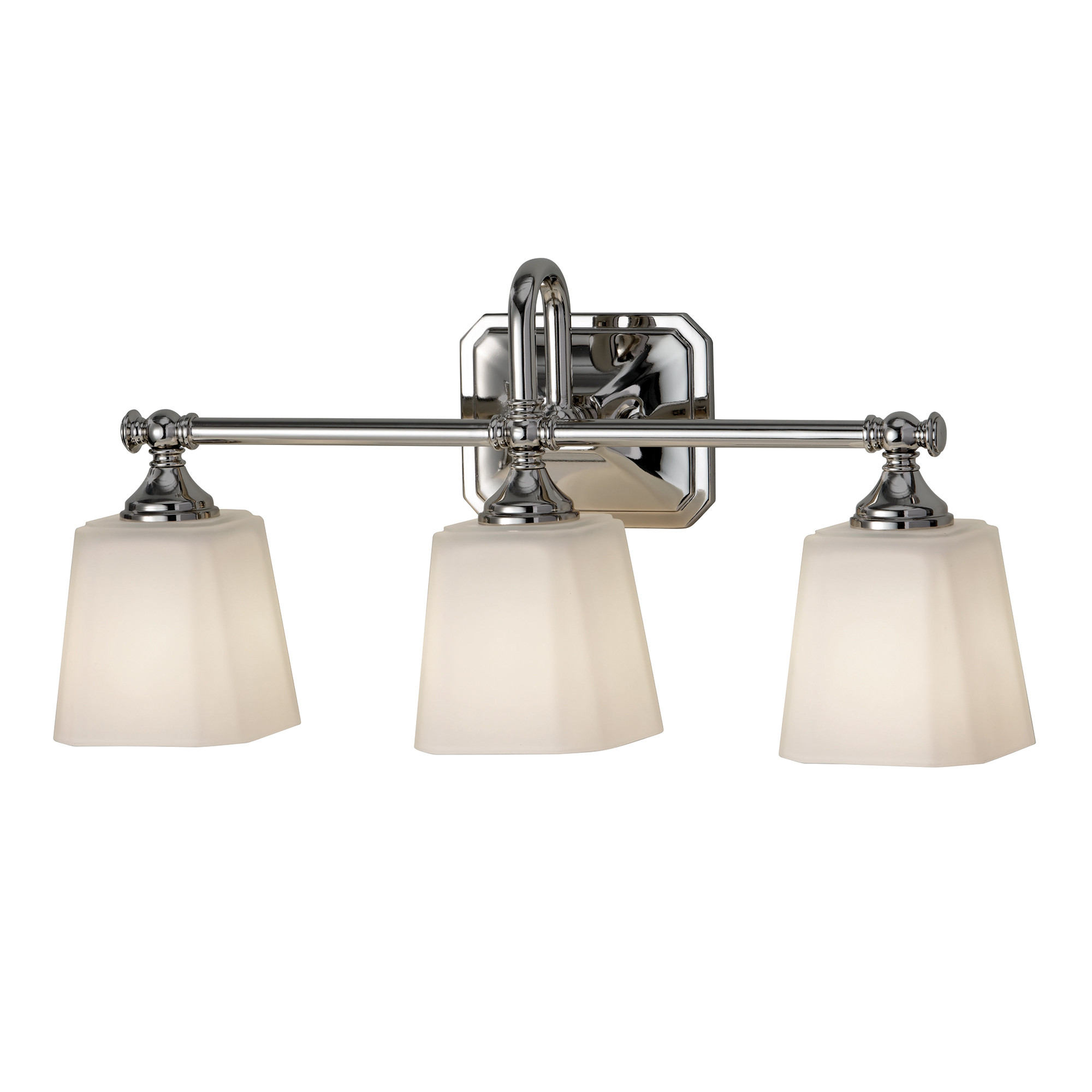 Concord 3 Light Bathroom Over Mirror Light Polished Chrome IP44, G9
