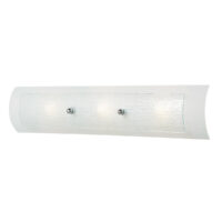 Duet 3 Light Bathroom Wall Light Polished Chrome IP44, G9