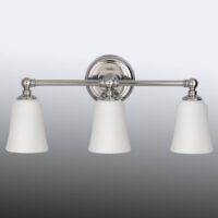 FEISS Huguenot Lake bathroom wall light, 3-bulb