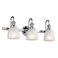 KICHLER LED bathroom wall light Cora in a brilliant design
