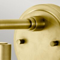 KICHLER Morvah bathroom wall light brushed brass