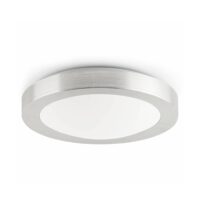 FARO BARCELONA Logos bathroom ceiling light, Ø 35 cm, aluminium