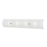 Duet 4 Light Bathroom Wall Light Polished Chrome IP44, G9