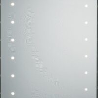 600 x 450mm LED Bathroom Mirror with Demister, Shaver Socket and Motion Sensor 230V IP44 14W