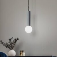 LEDS-C4 Mist bathroom hanging light IP44 chrome