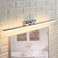 Lucande LED bathroom wall light Julie, 75cm, chrome, metal, IP44