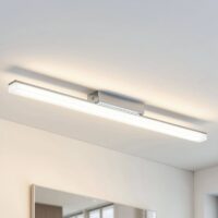 Lindby LED bathroom ceiling light Levke, 75 cm, dimmable, IP44