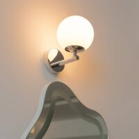 Arcchio Maviris LED bathroom wall light, glass