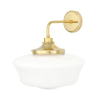 Anath Bathroom Wall Light, Polished Brass, IP44