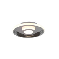 Ascari Modern 30cm Bathroom Ceiling Light Chrome 3000K IP44 - UK Stock