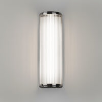 Versailles 400 Phase Dimmable Bathroom Large LED Flush Wall Light Polished Chrome