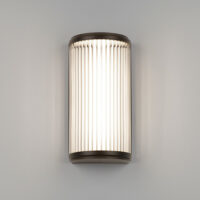 Versailles 250 Phase Dimmable Bathroom Small LED Flush Wall Light Bronze