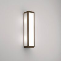 Mashiko Bathroom Wall Light Bronze IP44, E14
