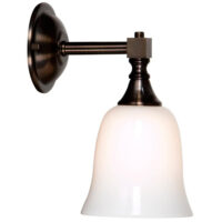 Classic Bathroom Wall Light Bronze IP44