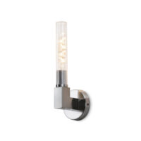 Conesville Bathroom Wall Lamp, E27, IP44, Satin Nickel