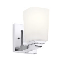 Kichler Roehm Bathroom Wall Lamp Polished Chrome, IP44