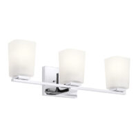 Kichler Roehm Bathroom Wall Lamp Polished Chrome, IP44