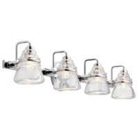 Kichler Talland Bathroom Wall Lamp Polished Chrome, IP44