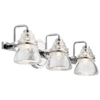 Kichler Talland Bathroom Wall Lamp Polished Chrome, IP44